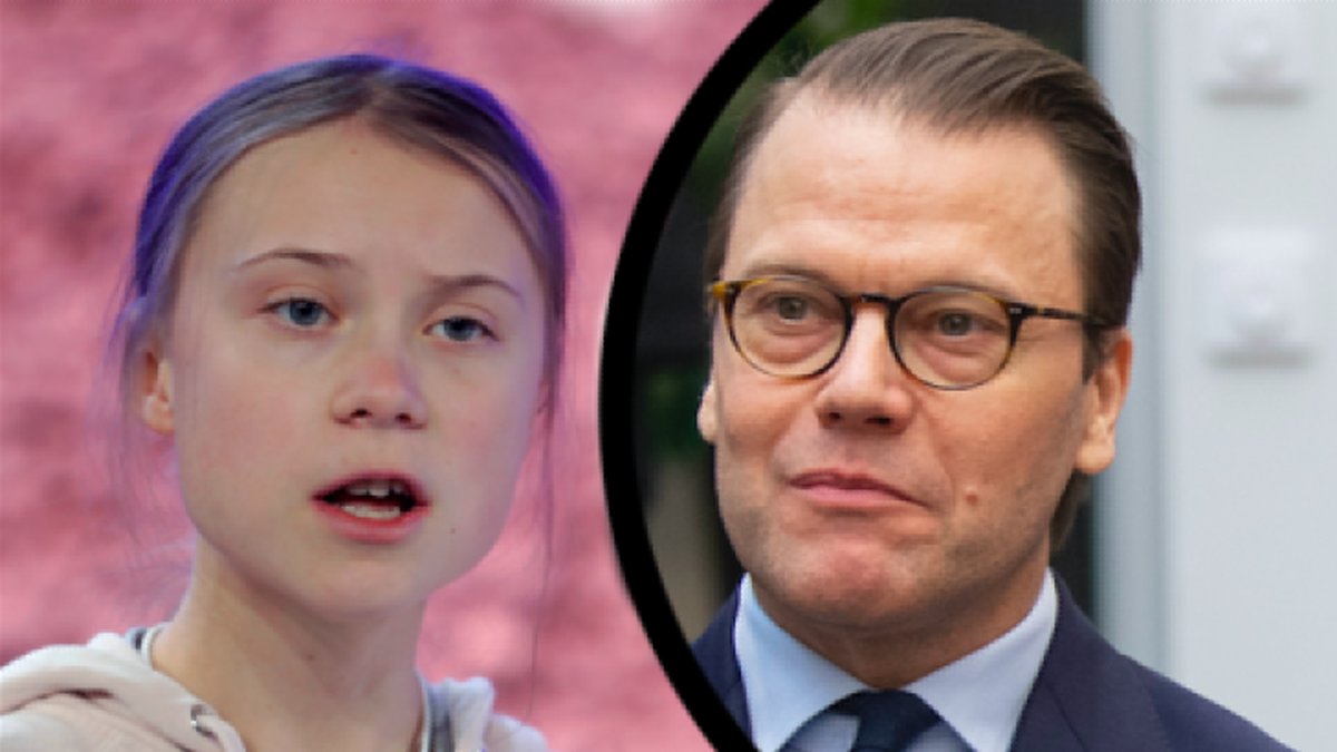 Nu hyllar svenska prins Daniel klimataktivisten Greta Thunberg.